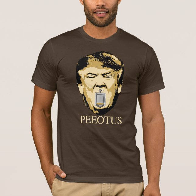 Camiseta PEEOTUS TRUMP - Design Anti-Trump (Frente)