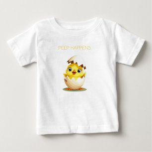 Camiseta Peep Happenes" Pintinho-T-Shirt