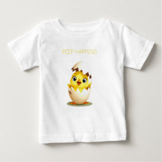 Camiseta Peep Happenes" Pintinho-T-Shirt