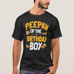 Camiseta Peepaw Do Trabalhador De Construção De Meninos De