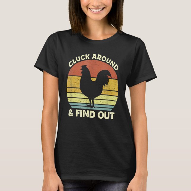 Camiseta Pega E Descobre Galinha (Frente)