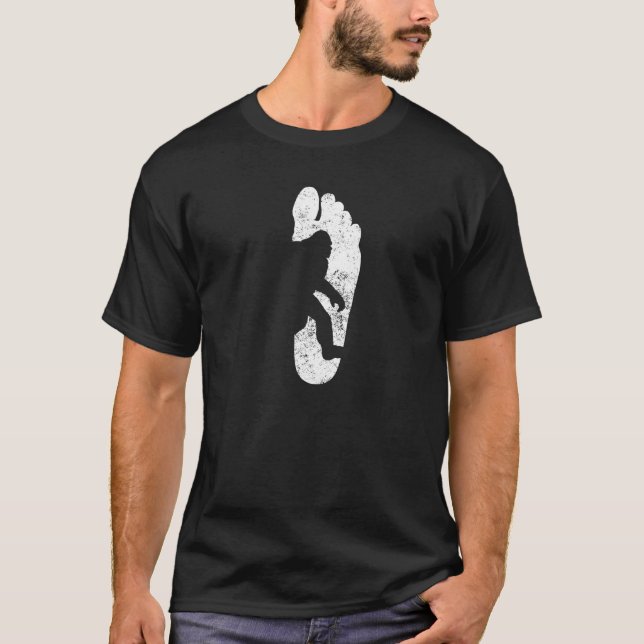 Camiseta Pegada de Bigfoot (Frente)