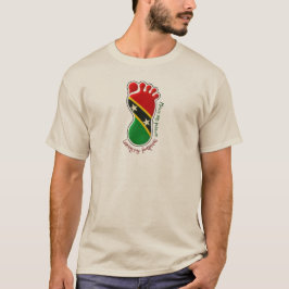 Camiseta Pegadas de SKN Adulto