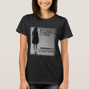 Camiseta Pegadas Desaparecendo na Névoa