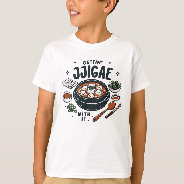 Camiseta Pegando Jjigae com ele (Frente)