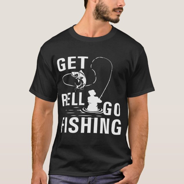 Camiseta PEGAR Carretel Ir Pescar (Frente)