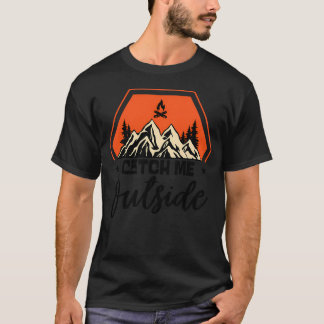 Camiseta Pegar Me Fóra Montanhas Ao Ar Livre Caminhada