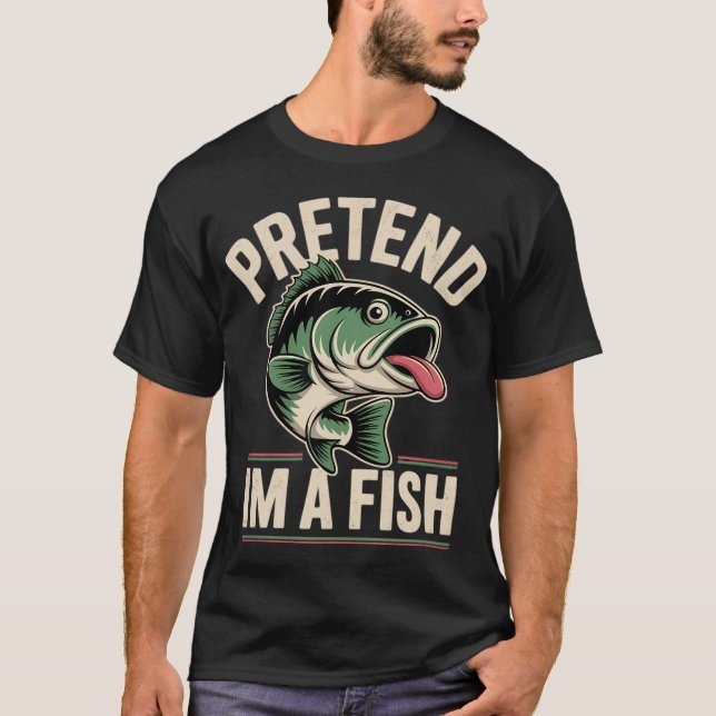 Camiseta Pegar meninos maus (pesca) (Frente)