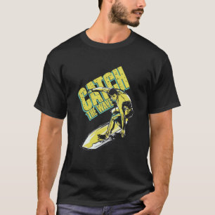 Camiseta Pegar Onda Surfando Prancha de Surf Oceano Surfist