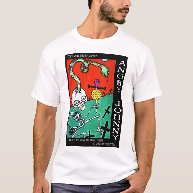 Camiseta Pegarão serpentes (Frente)