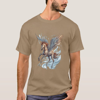 Camiseta Pegasus Cavalo Marcado Mistura Cavalos Mitologia F