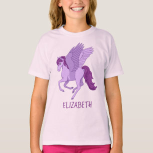 Camiseta Pegasus, Cavalo Voador Roxo