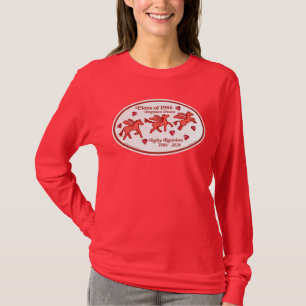 Camiseta Pegasus Posse Ruby Reunion, Profundo Vermelho Mang