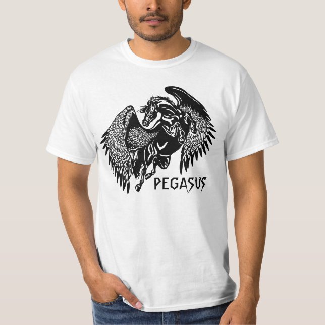 Camiseta pegasus preto (Frente)