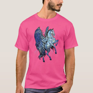 Camiseta Pegasus Unicorns Cavalos Que Apostam Pegasos Girls