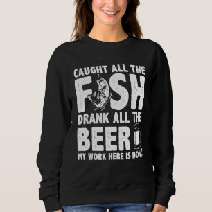 Camiseta Pegou Todos Os Peixes Beberam Toda A Cerveja Que E