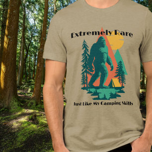 Camiseta PéGrande Floresta Acampamento Montanhas Aniversári