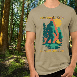 Camiseta PéGrande Floresta Acampamento Montanhas Aniversári