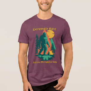 Camiseta PéGrande Floresta Acampamento Montanhas Aniversári