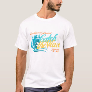 Camiseta Pegue a onda de recuperação aqui em 2023