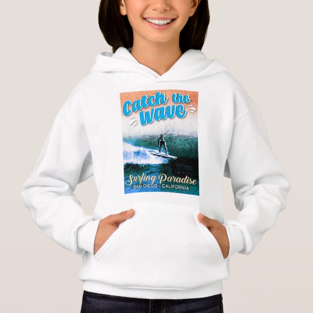 Camiseta Pegue a onda - Paraíso surfador (Frente)