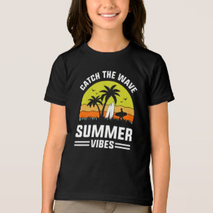Camiseta Pegue a Onda Vibrações de Verão-64193