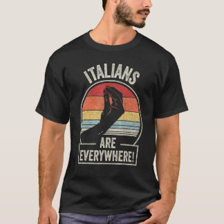 Camiseta Pegue Alguns Raios Retro Vintage Italiano Estão Em