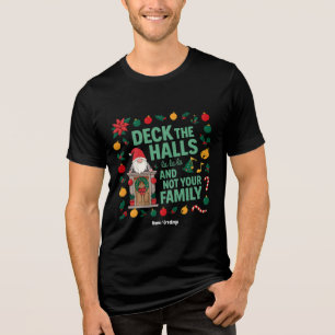 Camiseta PEGUE AS MALAS E NÃO O SEU FAMÍLIA FAMILIAR Natal