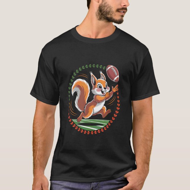 Camiseta Pegue Esse Esquilo de Futebol Design (Frente)
