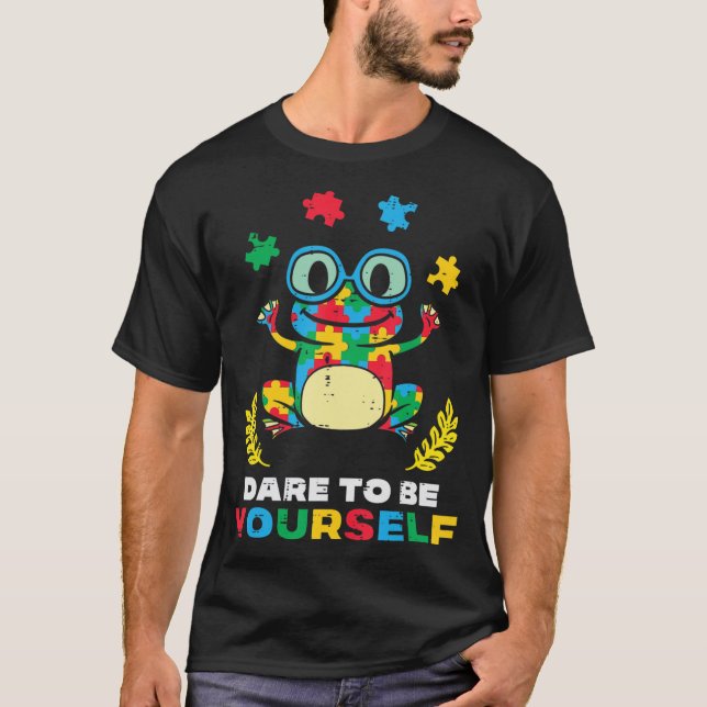 Camiseta Pegue esse Quebra-cabeça bonito, Sapo, se atreve a (Frente)