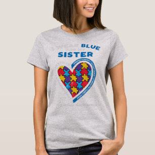 Camiseta Pegue esse Quebra-cabeça giro, Vista Azul Para Mi