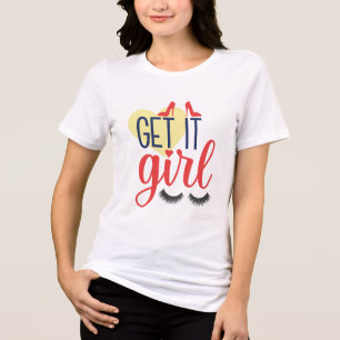 Camiseta Pegue, garota! empoderamento feminino
