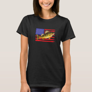 Camiseta Pegue Mais Perca Amarela Bandeira EUA Perca Amarel