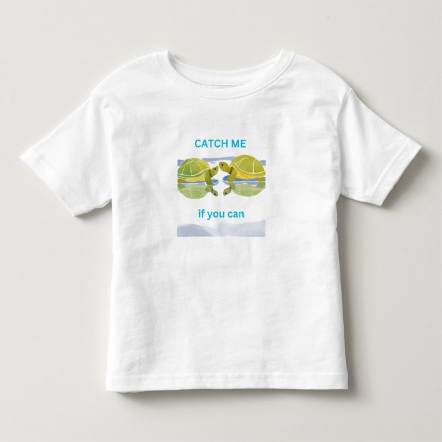 Camiseta Pegue-me se você puder (Frente)