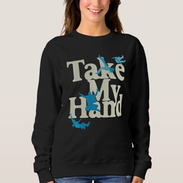Camiseta Pegue minha mão (Frente)