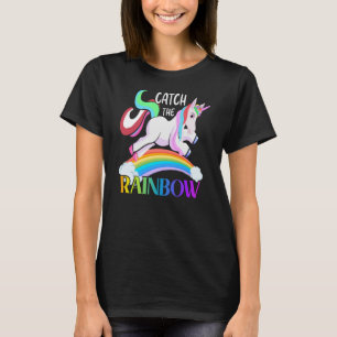 Camiseta Pegue o Arco-íris - Desenhos de Unicórnio-15989