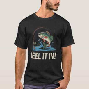 Camiseta Pegue-o Engraçado Pêche de Robalo