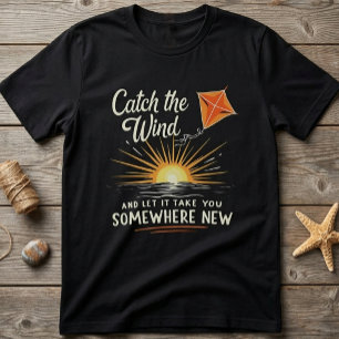 Camiseta Pegue o vento - Suave Inspiração