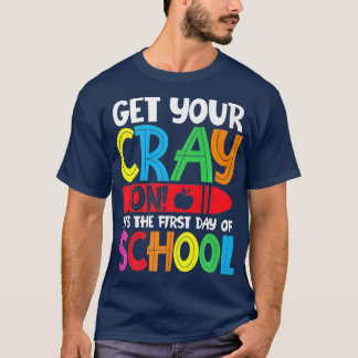 Camiseta Pegue Seu Carro É O Primeiro Dia Da Escola