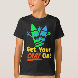 Camiseta Pegue Seu Lápis Em Crianças Meninos Meninas Volta