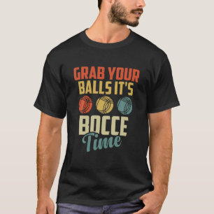 Camiseta Pegue suas bolas, é jogador de bola engraçado para
