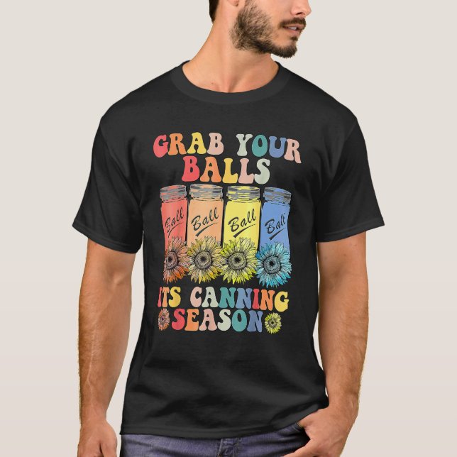 Camiseta Pegue Suas Bolas Sua Época De Vestir Hippie (Frente)