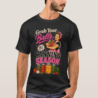 Camiseta Pegue Suas Latas Temporada de Conservas Pinup Retr