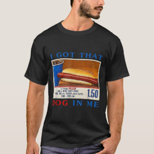 Camiseta Peguei Esse Cachorro Em Mim Engraçado Combo Hotdog