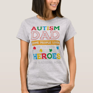 Camiseta Peguem esse Pai de Autismo bonitinho Heroes Im Rai