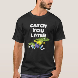 Camiseta Peguem-No Depois Do Alligador - Anima Engraçado D
