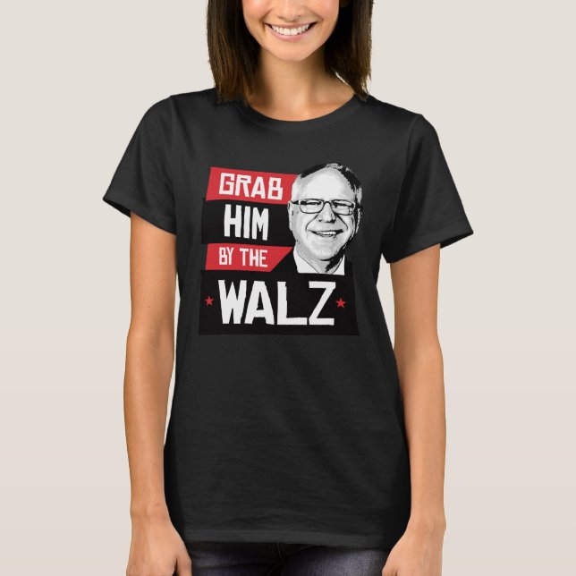 Camiseta Peguem-no pelo Walz (Frente)