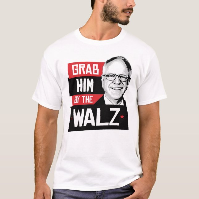 Camiseta Peguem-no pelo Walz (Frente)