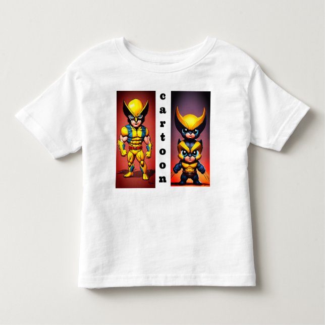 Camiseta Peguem Sua Marvel Fix: Fashion do Bebê Wolverine! (Frente)