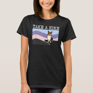 Camiseta Peguem Um Cardigan Galsh Corgi Graphic Hiking